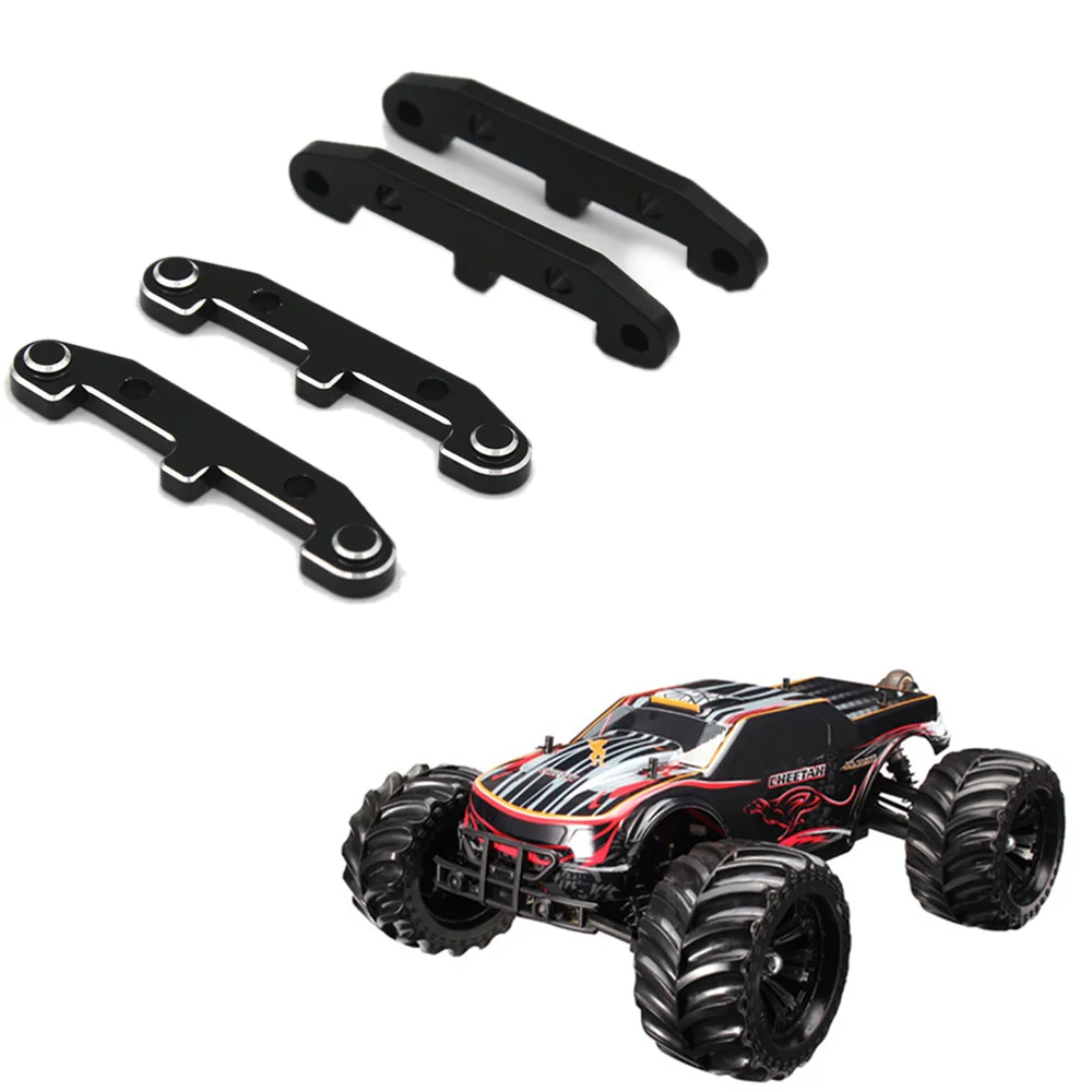 B05C-4Pcs soporte de brazo de suspensión inferior de Metal EA1005 para JLB Racing CHEETAH 11101 21101 J3 Speed 1/10 RC piezas de mejora de coche