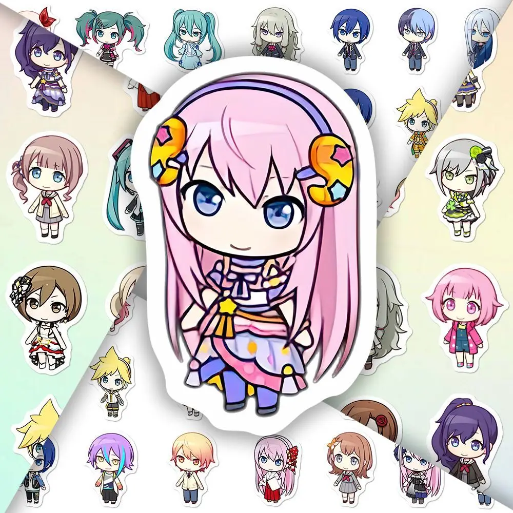 105PCS Anime Project Sekai Girl Stickers For Laptop Guitar Phone Luggage Waterproof Graffiti Helmet Car Decal