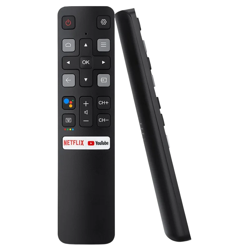 New Replaced Remote RC802V FNR1 Fit for T-C-L Android 4K Smart TV [NO Voice Function]
