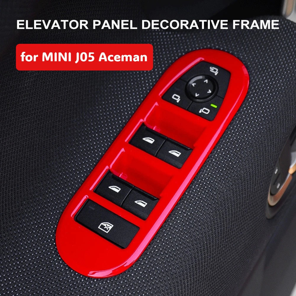 

Накладка переключателя окна автомобиля для MINI J05 Aceman, декоративная крышка дверной панели, защита от царапин, авто аксессуары для интерьера, детали