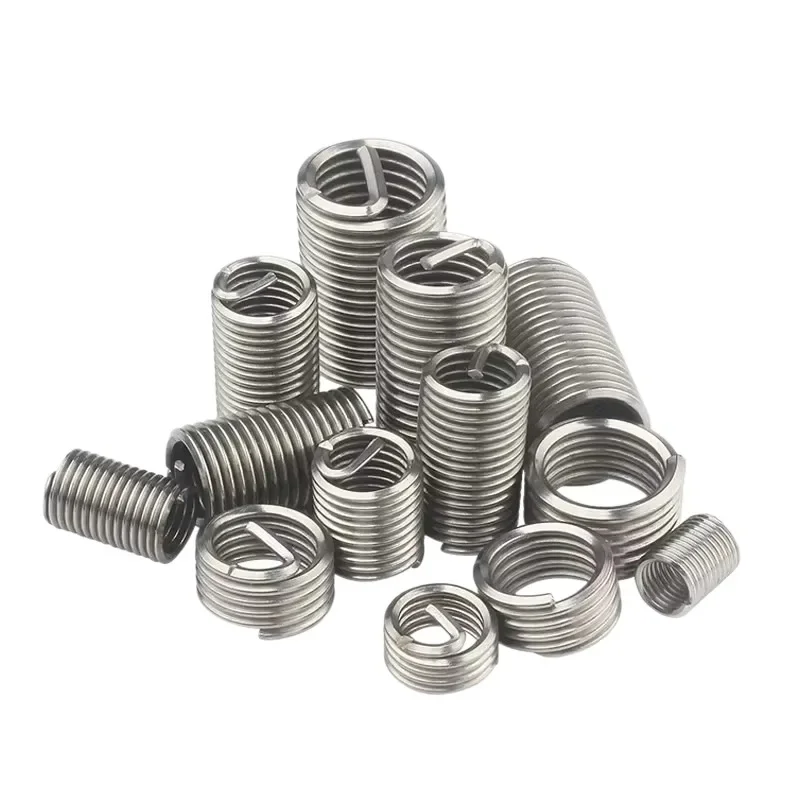 M3 M4 M5 M6 M8 M10 M12 Stainless Steel Screw Sleeve Thread Recovery Set 200pcs Helicoil Threaded Insert Wire Insert Kit