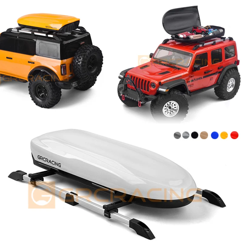 Plastic Simulation Roof Luggage Box Upgrade Part for 1/10 RC Crawler Car Traxxas TRX4 Defender AXIAL SCX10 RC4WD D90 TRX6 Sport 