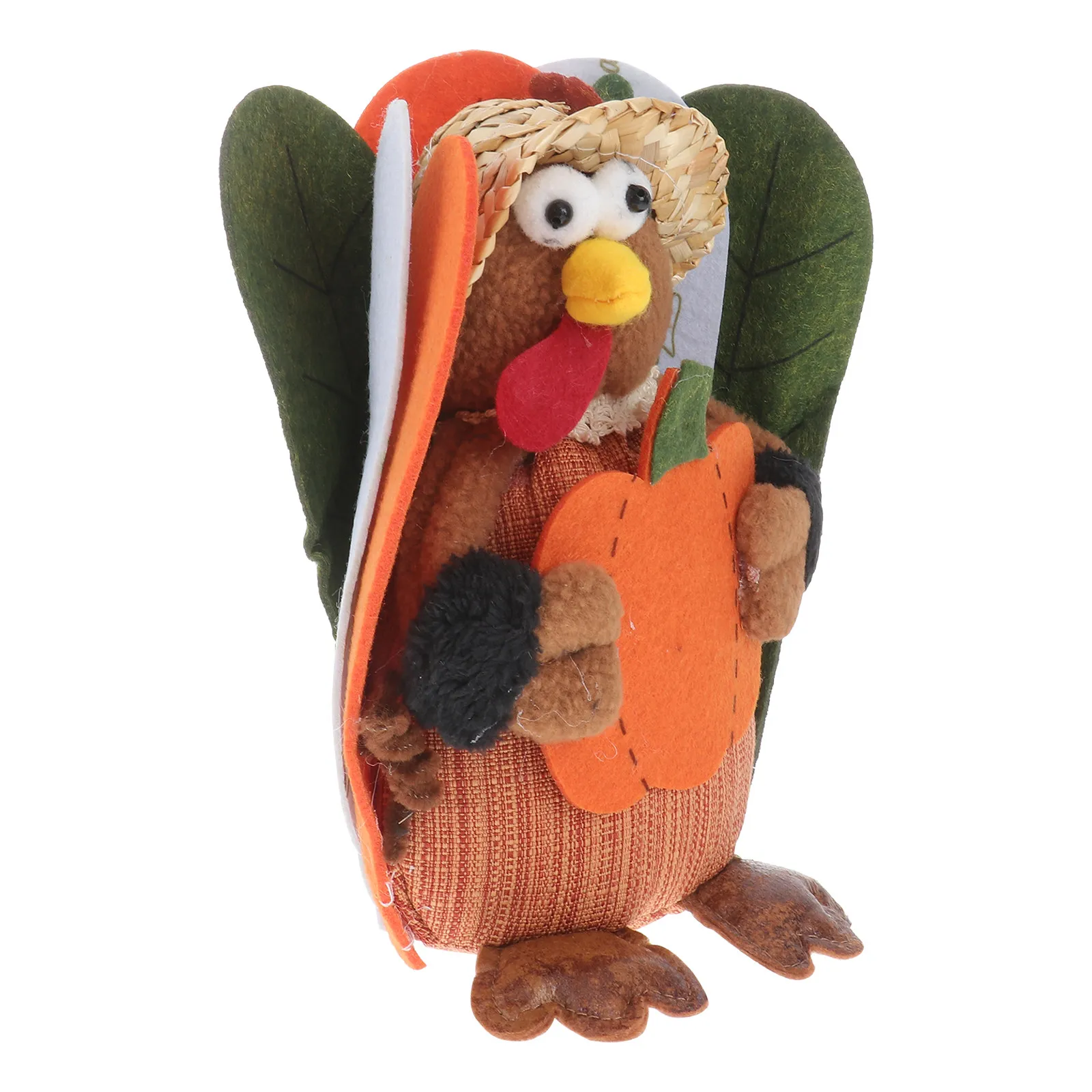 

1Pcs Pumpkin Turkey Decoration Creative Lively Home Table Ornament Party Festival Decor Gift Decoration Ornament