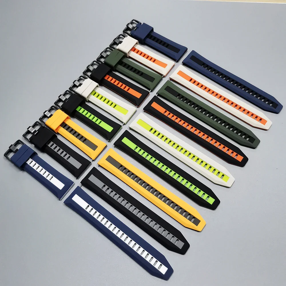 22 مللي متر الرياضة حزام ساعة سيليكون الفرقة ل TicWatch GTW/Pro 3 Ultra/E2/S2/GTH 2/GTX/Pro X/2021 Smartwatch استبدال أساور