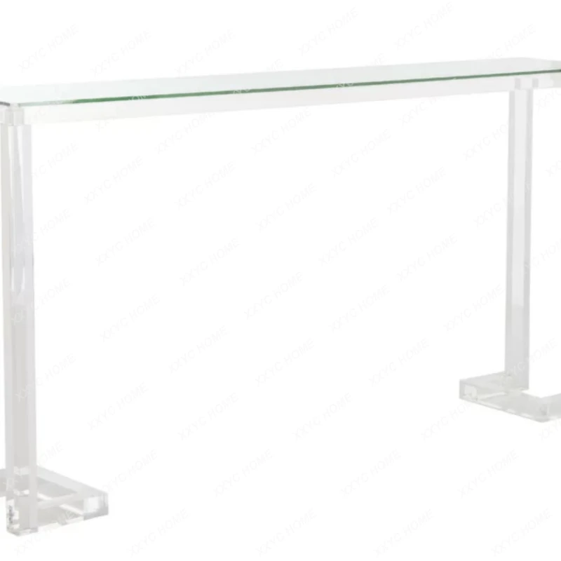 Acrylic Hallway Simple Modern High-Grade Light Luxury Glass Desk Home Decorative Table