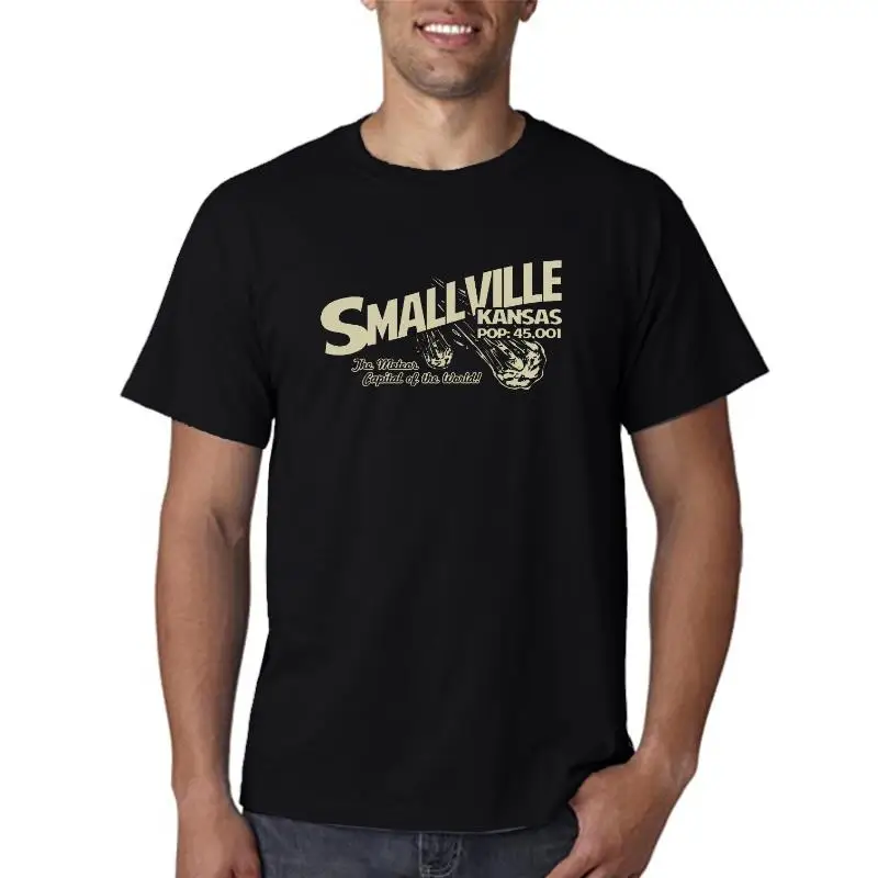 100% Cotton Unique Style Grophic Tee Supermon Smollville Men's T-Shirt