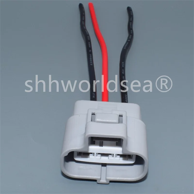 1 Juego de Conectores Eléctricos para Ventilador de Coche de 3 Pines y 4,8 mm, Conector Automotriz Hembra y Macho 6188-0129 6189-0165 para Toyota Carola Corolla Camry