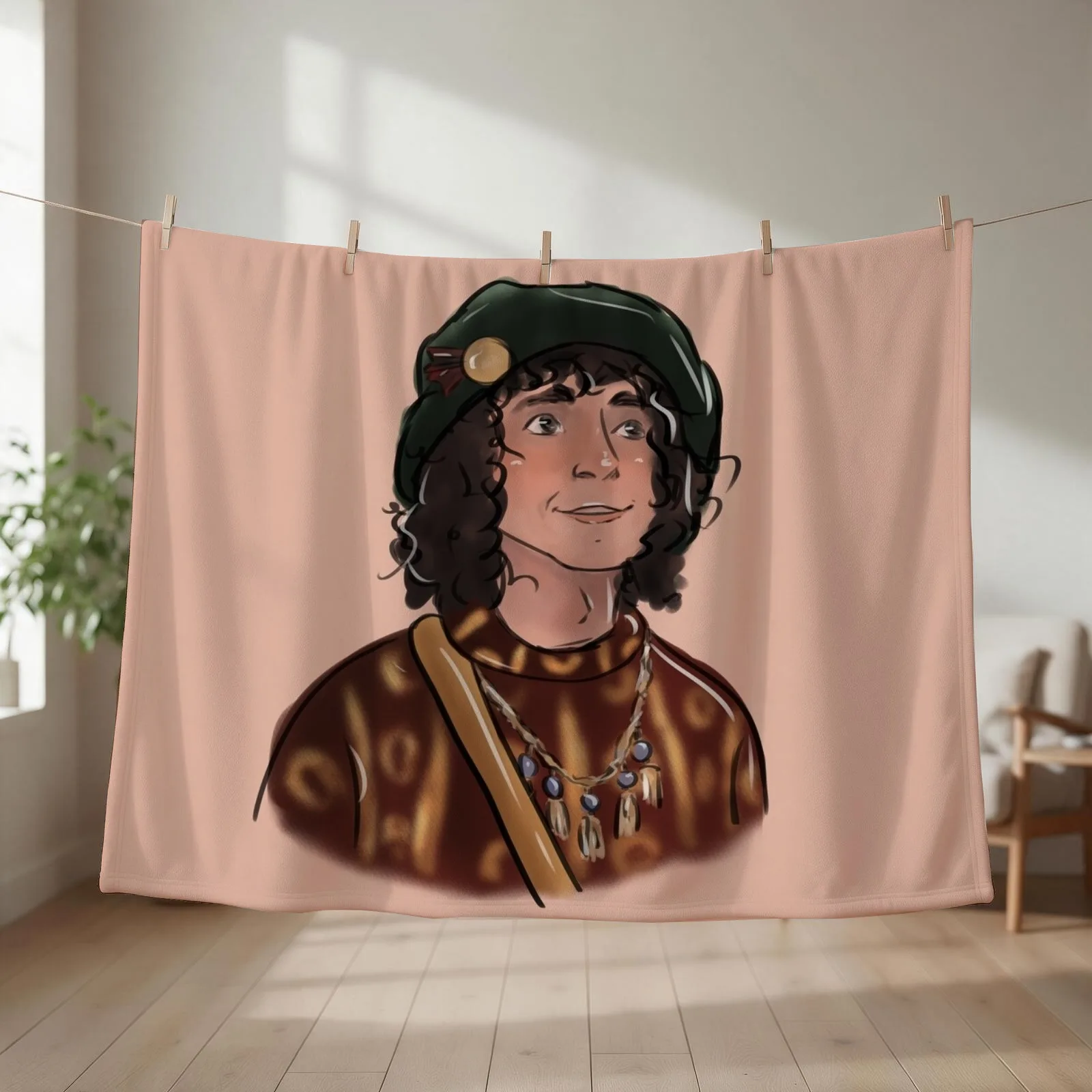 bernard, my first christmas crush, my beloved... - the santa clause Throw Blanket Plush Blankets For Sofas Plaid Blankets