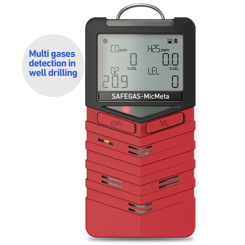 

Многогазовый детектор IECEx ATEX O2 H2S CO CH4 IP68 для анализатора газа для сверления сверл