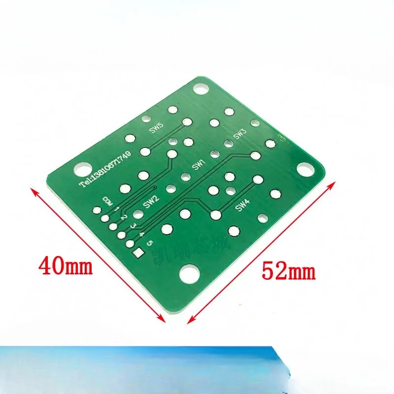 XA144M five-way switch with cable, five-way navigation button, with circuit board, switch module B3F-4055
