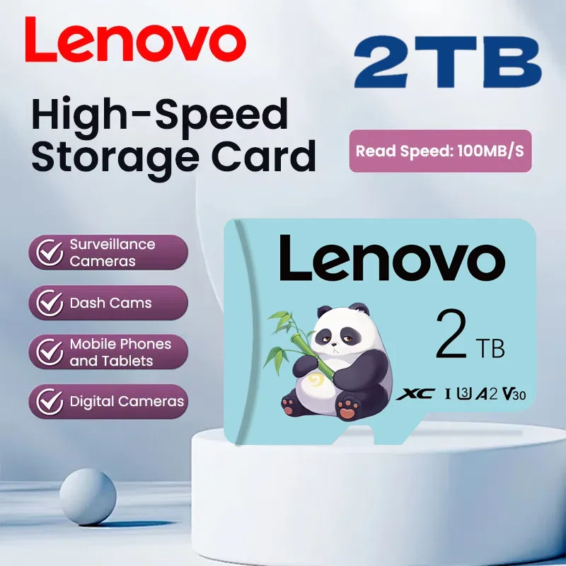 

Lenovo Extreme Pro Micro TF SD Card 2TB Memory Card High Speed 128GB 256GB 512GB 1TB A2 U3 Mini Flash Cards for Phone Camera PC
