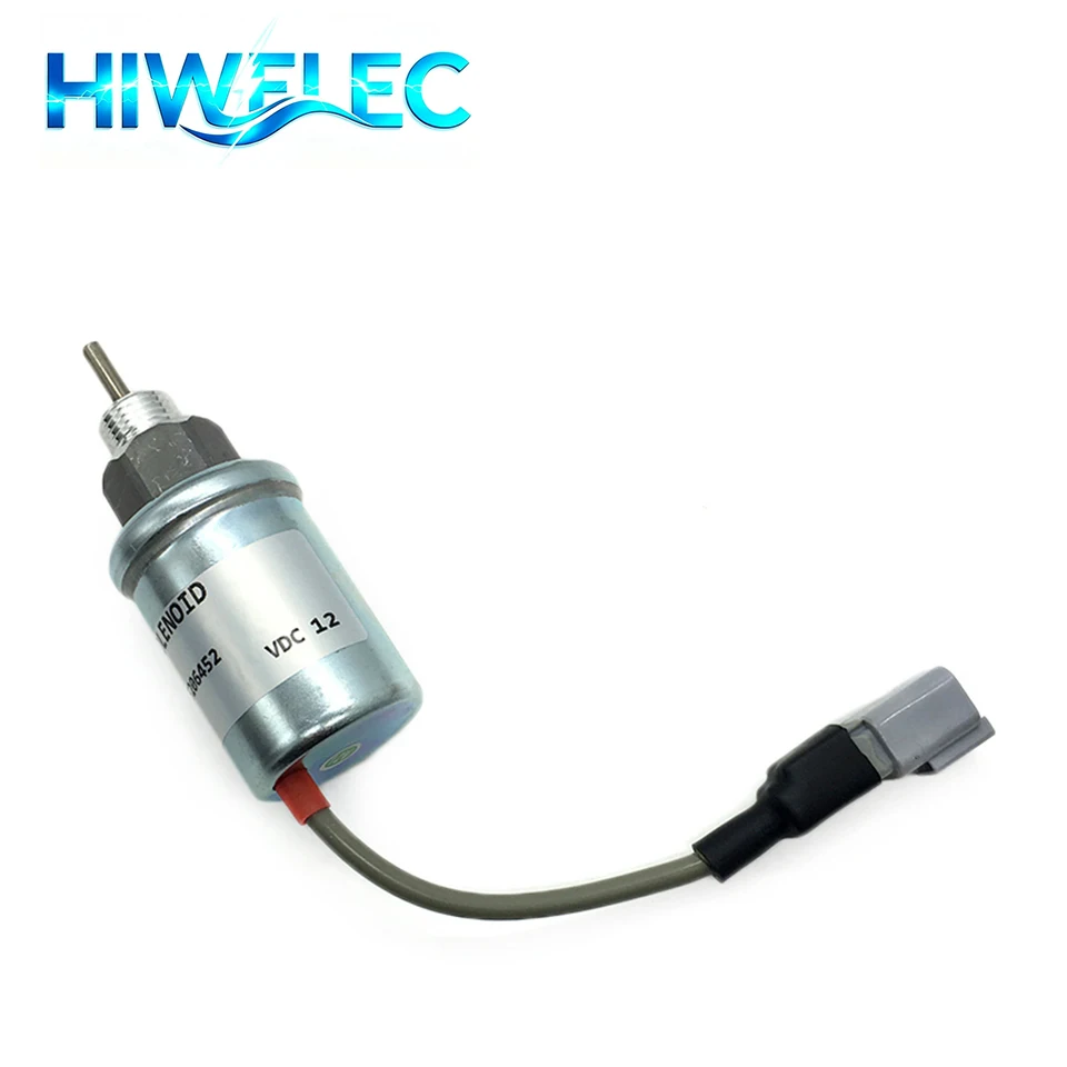 Stop Solenoid Valve 12V U85206452 185206452 Fuel Shutoff Solenoid for Perkins 402D 403D 404D 404C 403C