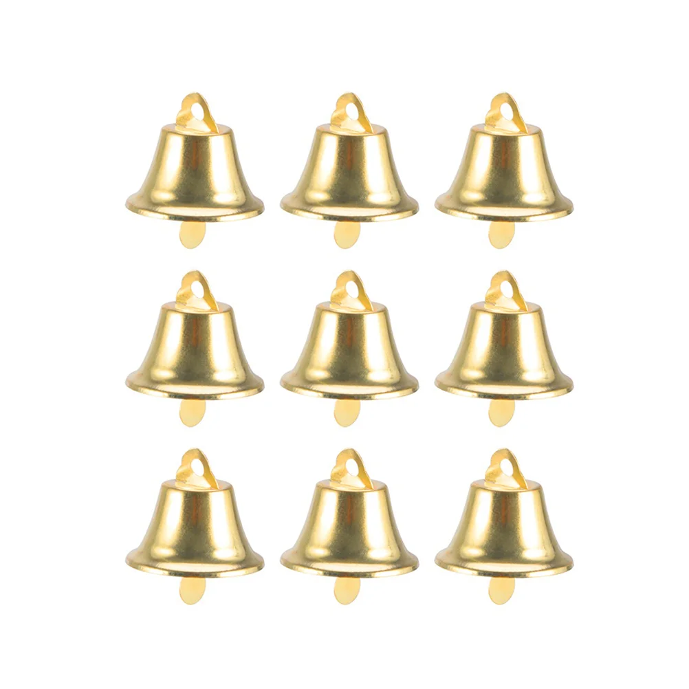 35 Pcs Pendant Christmas Decorations Gold Jingle Bell Crafts Bells Ornament 3cm Decorations Party DIY Crafts Accessories