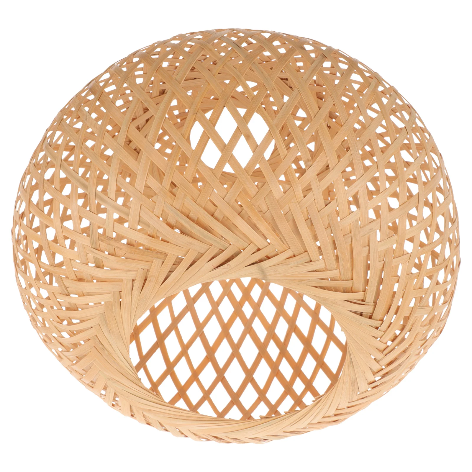 

Rustic Woven Bamboo Lamp Shade Replacement for Dining Room Living Room Bar Restaurant Decorative Fixture Pendant Lamp Shade