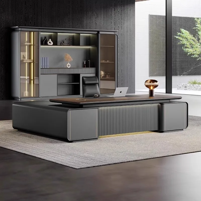 Boss Desk, Office Desk, Chair Portfolio, Manager Table, President's Table, Large Desk, Office Furniture