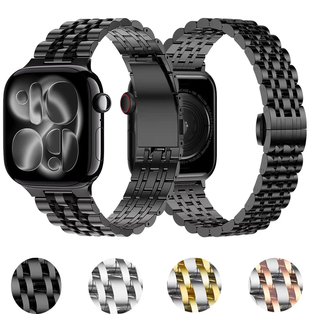 Metallarmband für Apple Watch Ultra 3 2 49 mm 11 10 46 mm 42 mm 9 8 7 45 mm 41 mm 49 mm Ersatzarmband für IWatch 6 5 SE 44 mm 40 mm