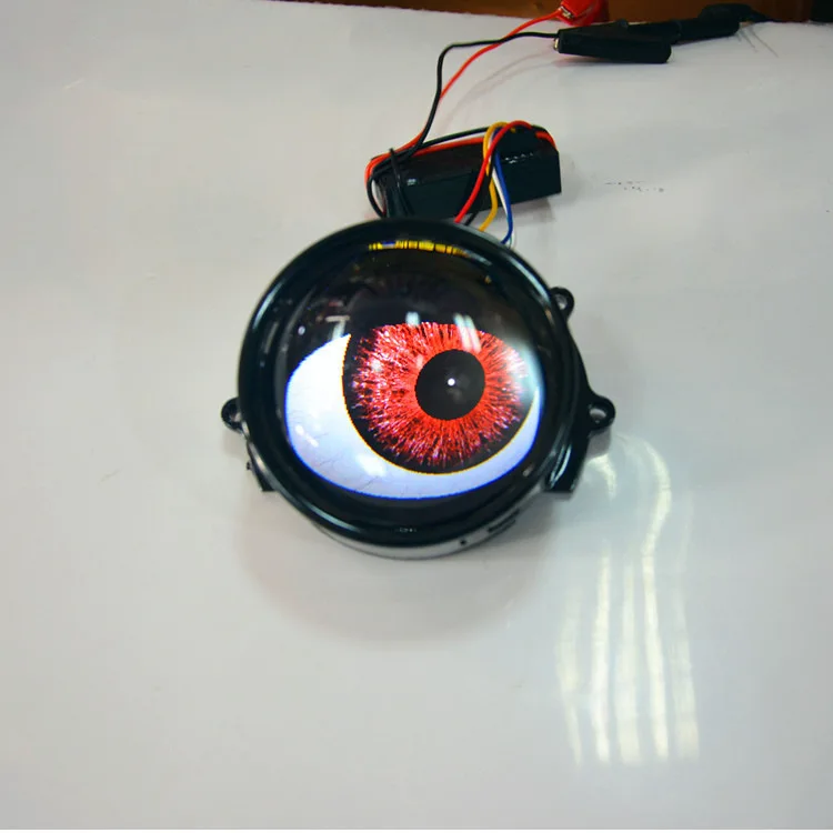 New modified eagle eye demon eye car light dynamic LED writing wheel eye assembly blink light decorative lens car light