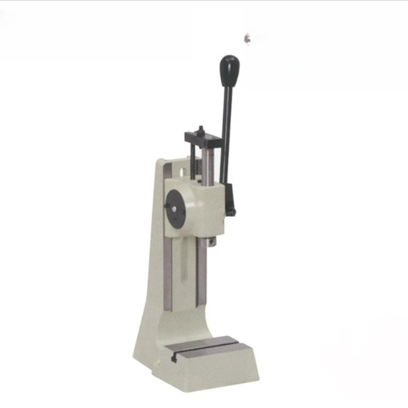 Manual press with return self-locking hand press