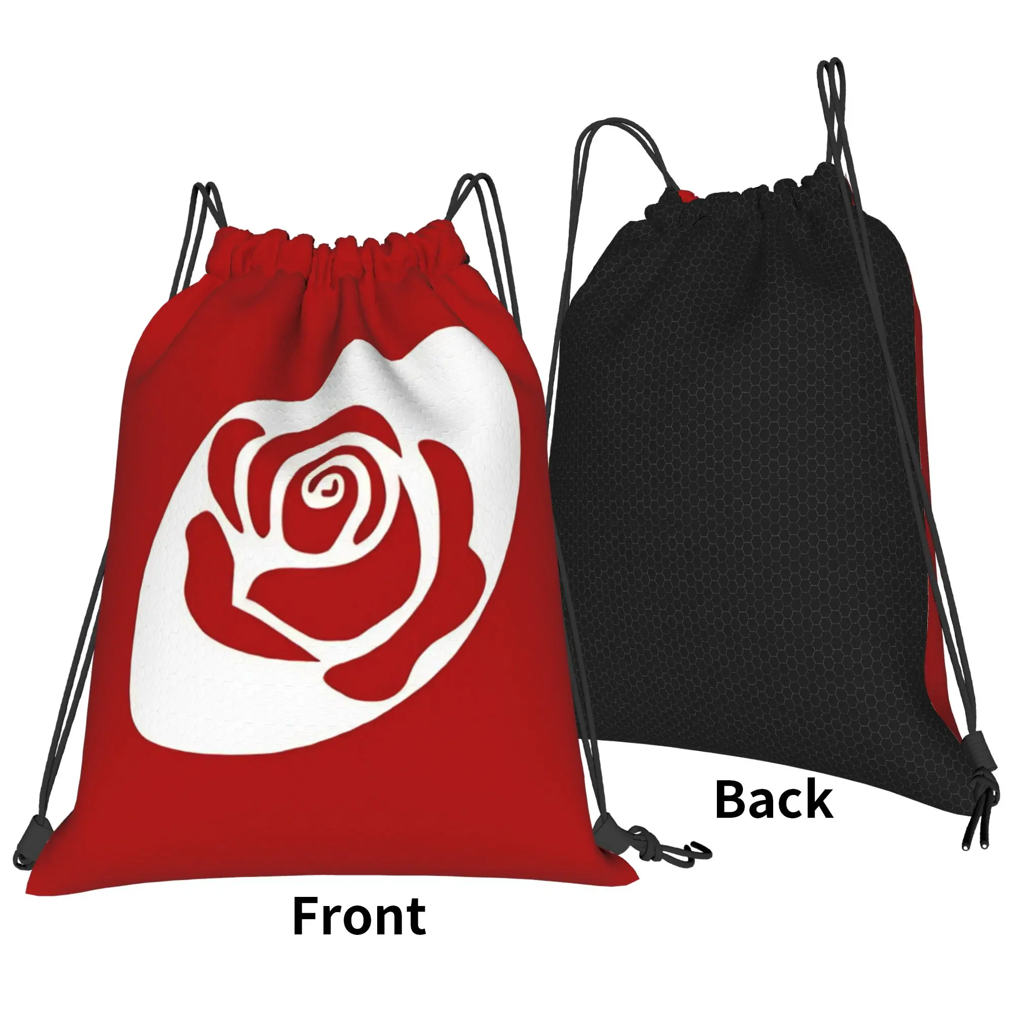 England Rose Heraldic Pattern Portable Sports Riding Gym Drawstring Storage Sporty Backpacks