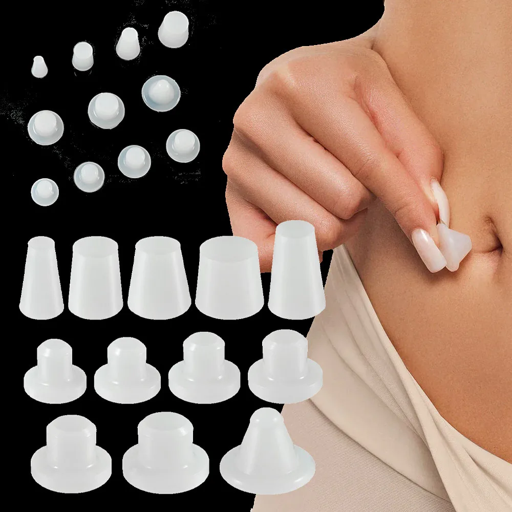 Belly Button Plug Belly Button Shaper Silicone Plug for Liposuction and Umbilical Hernia Repair, Silica gel, silica gel