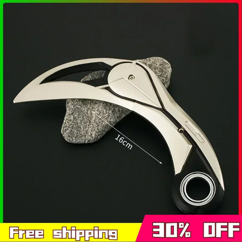 

16cm Ion 2.0 Karambit Valorant Weapon Keychain Sword Metal Real Size Model Peripheral Butterfly Knife Katana Melee Game Toy Gift