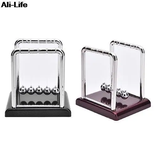 Hot New Physics Science Pendulum Fun Development Educational Desk Toy Decoration Gift Newtons Cradle Steel Balance Ball