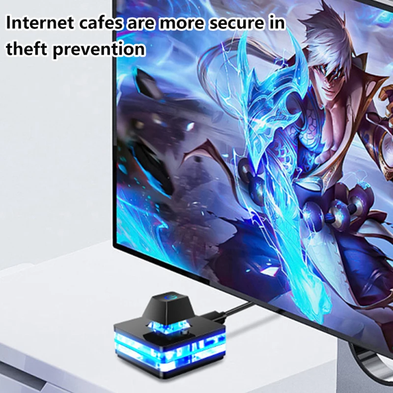 Desktop Computer Switch For External Power Button 1.8M LED Lights PC Motherboard External Start Power Button Extension Cable