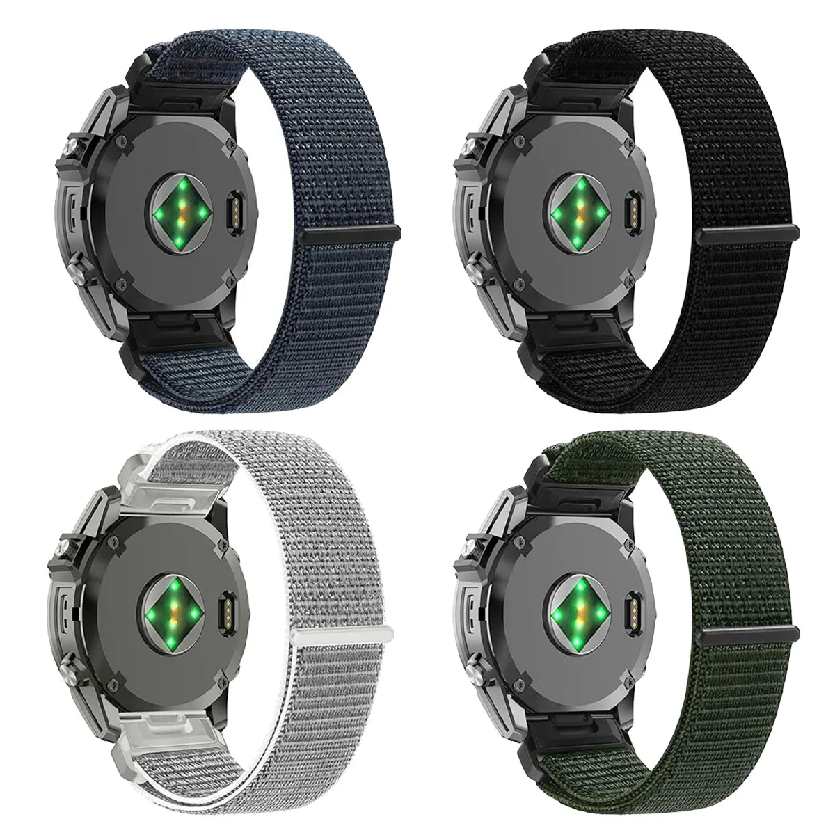 26mm 22mm QuickFit Nylon-Uhrenarmband für Garmin Fenix 8 8Pro 7 7X 6 6X 5X/Forerunner 970 965/Enduro 3/Instinct 3 2X Sportarmband – Detail 12