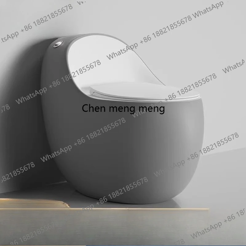 Bathroom Toilet Household Toilet Large Flush Siphon Anti-Odor Large Diameter Goose-Type Toilet