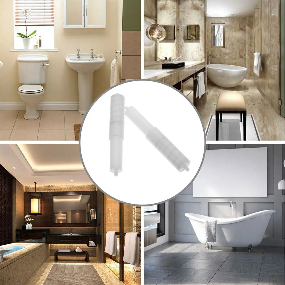 1pc Toilet Paper Rod Simple Paper Toilet Holder Replacement Rod Spring-loaded Tissue Roller For Bathroom Tissue Box Shaft