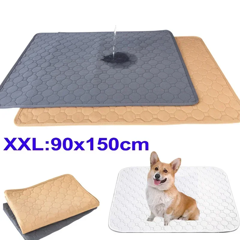 

Dog Training Pad Washable Pet Pee Mat Super Absorbent Non-Slip Puppy Crate Mat Reusable Incontinence Pads for Dogs Cats Rabbit