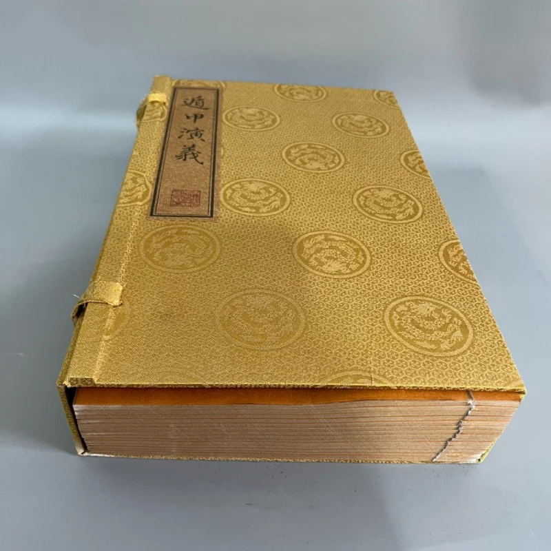 A large number of vintage-style thread-bound books made of rice paper, hand-written medical and geographical classics (Dunjia Ya