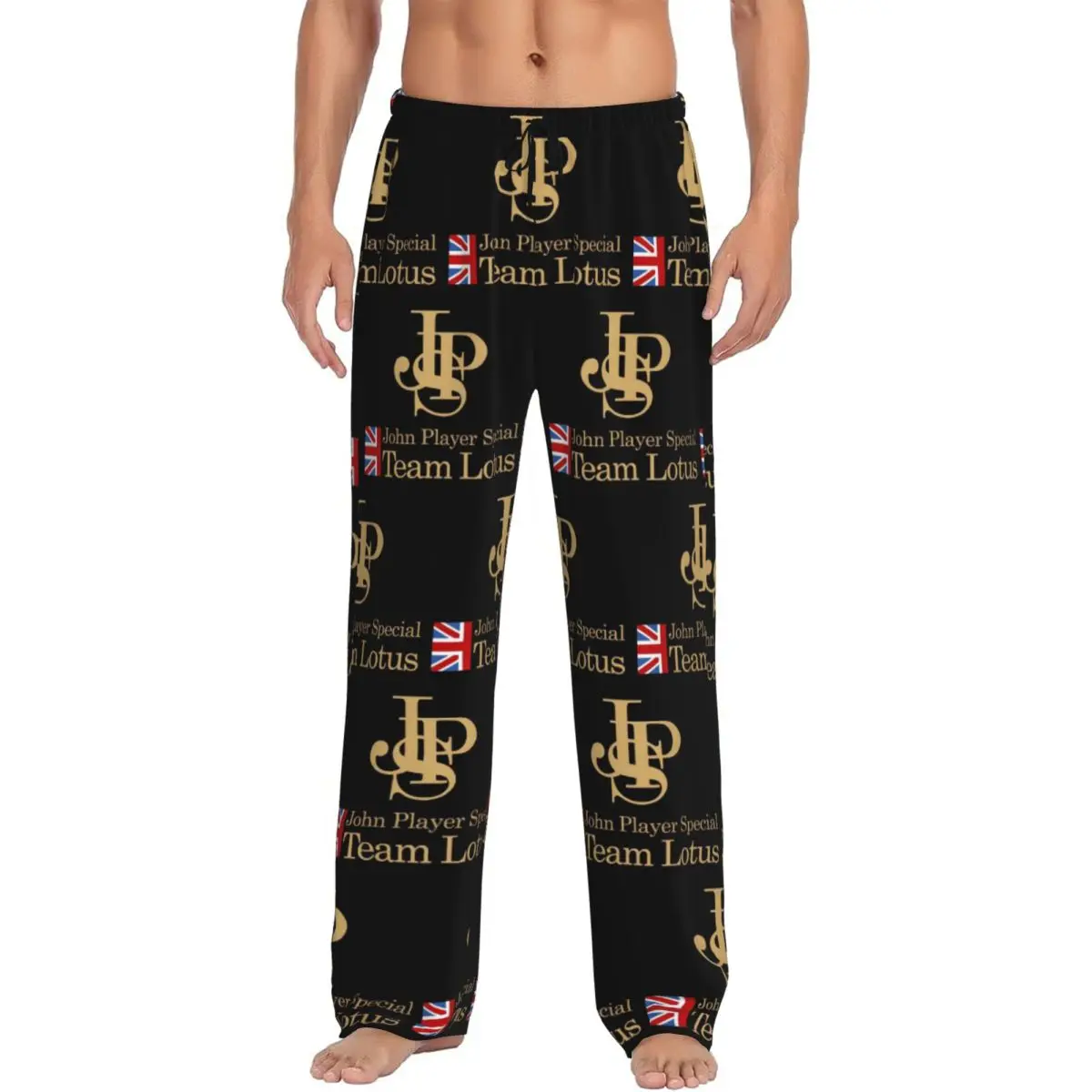 Custom JPS John Player Special Team8 Pajama Pants Men Sleepwear Sleep Lounge Bottoms with Pockets