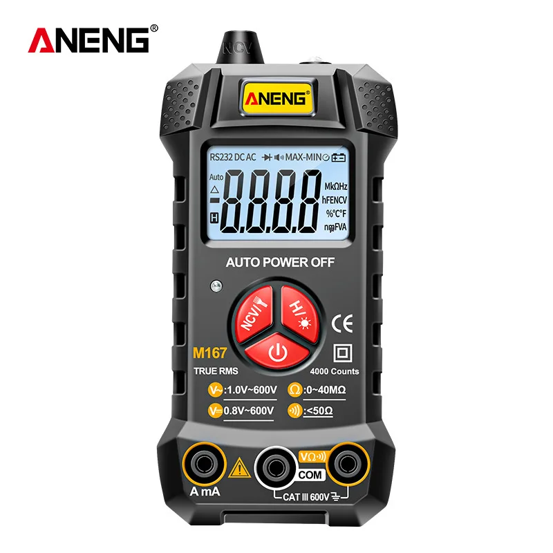 ANENG Fully Automatic Multimeter Digital High-precision Small Portable Universal Meter Electrician Multifunction Instrument