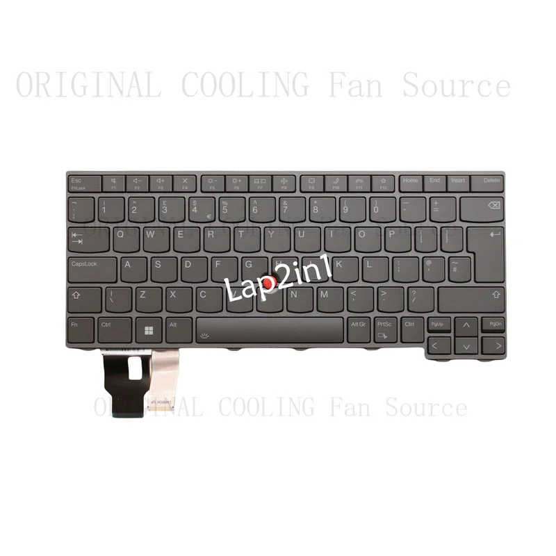 R+  New UK Grey Backlit Keyboard for Lenovo ThinkPad P14s Gen 3 / Gen 4 5N21D68332