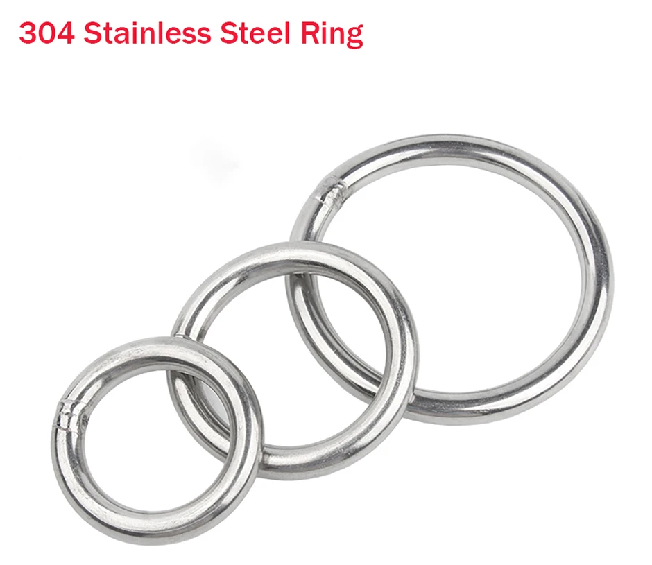 

304 Stainless Steel Circular Ring Stainless Steel seamless O-Ring Circular Ring Pendant