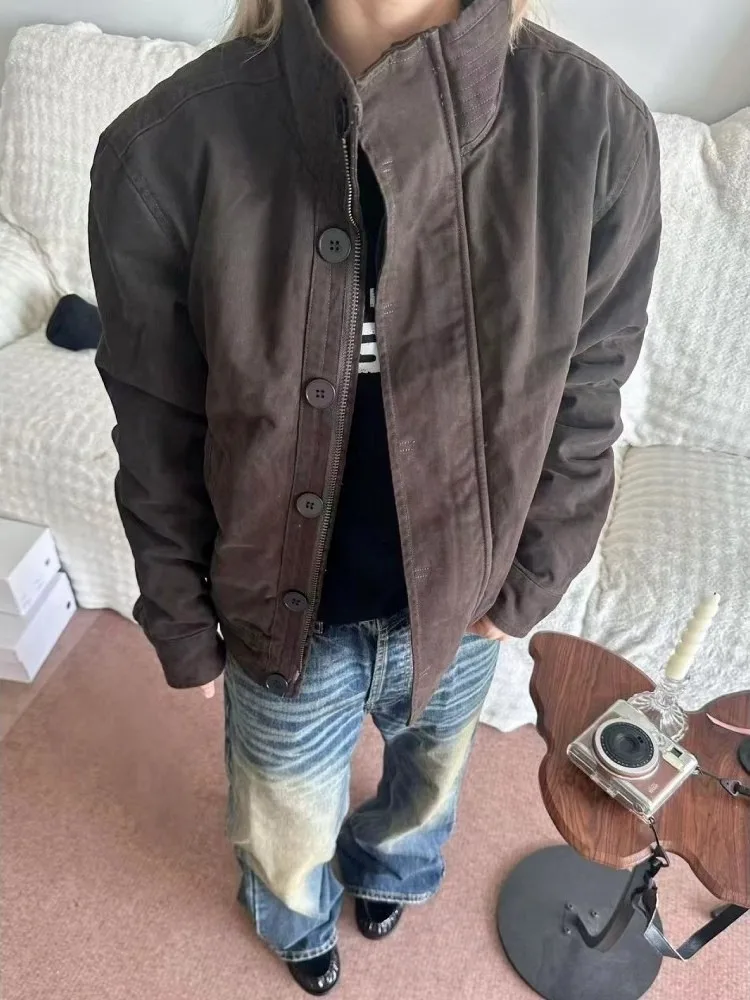 

Мужская хлопковая куртка Barnes Workwear, короткая, утепленная, на флисовой подкладке, свободного кроя, теплая, в молодежном стиле, из ткани Оксфорд, с длинными рукавами