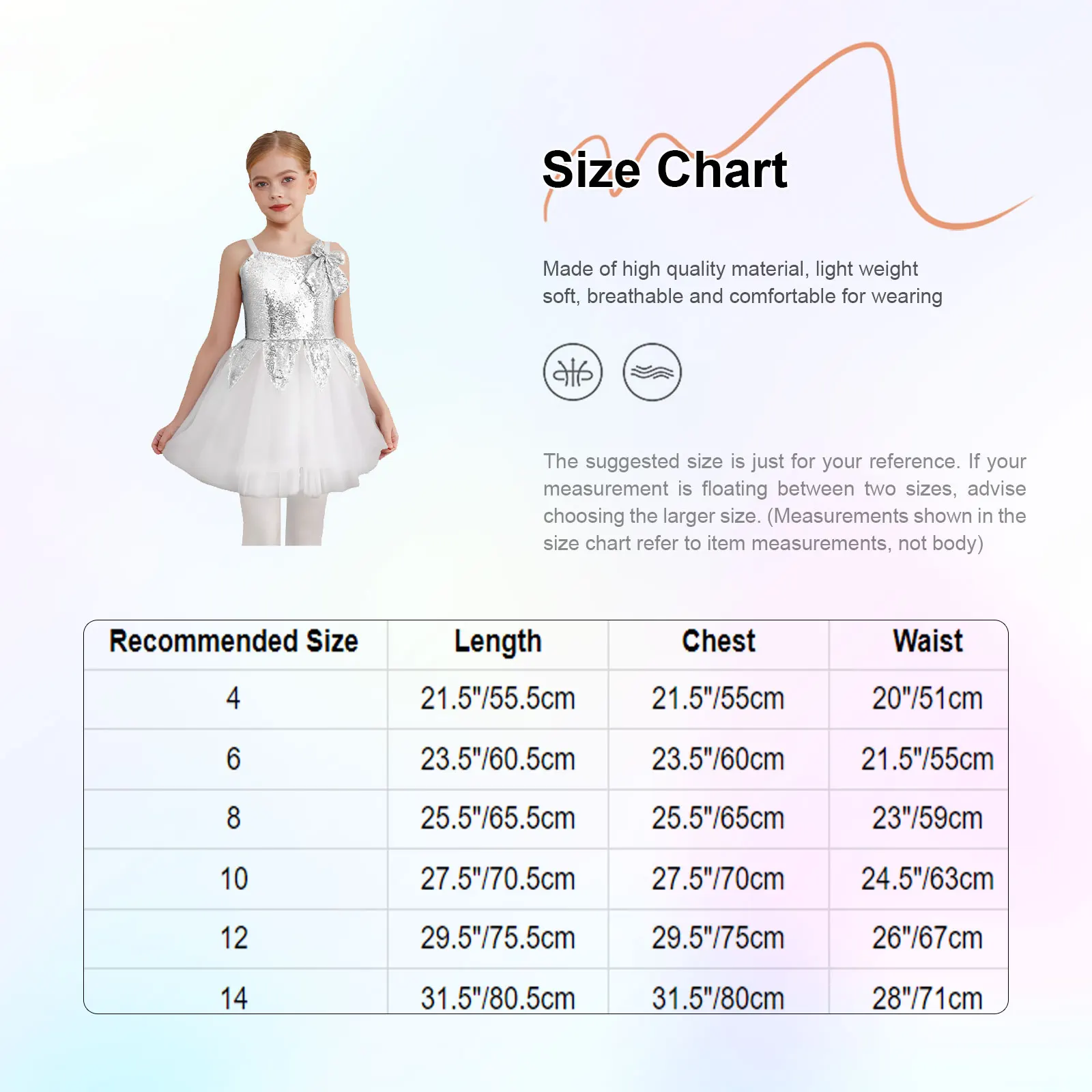 Girls Angel Princess Tulle Dress Sequin Puffy Dress Gymnastic Ballet Leotard Dress Masquerade Ball Halloween Fairy-tale Dress Up