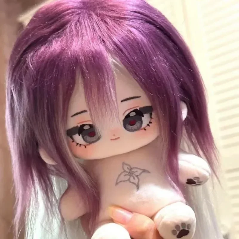 20cm Anime Game Path to Nowhere Kawaii Cosplay Cotton Doll Body Wigs With Skeleton Shalom Cartoon Soft Plushies Toy for Kid Gift