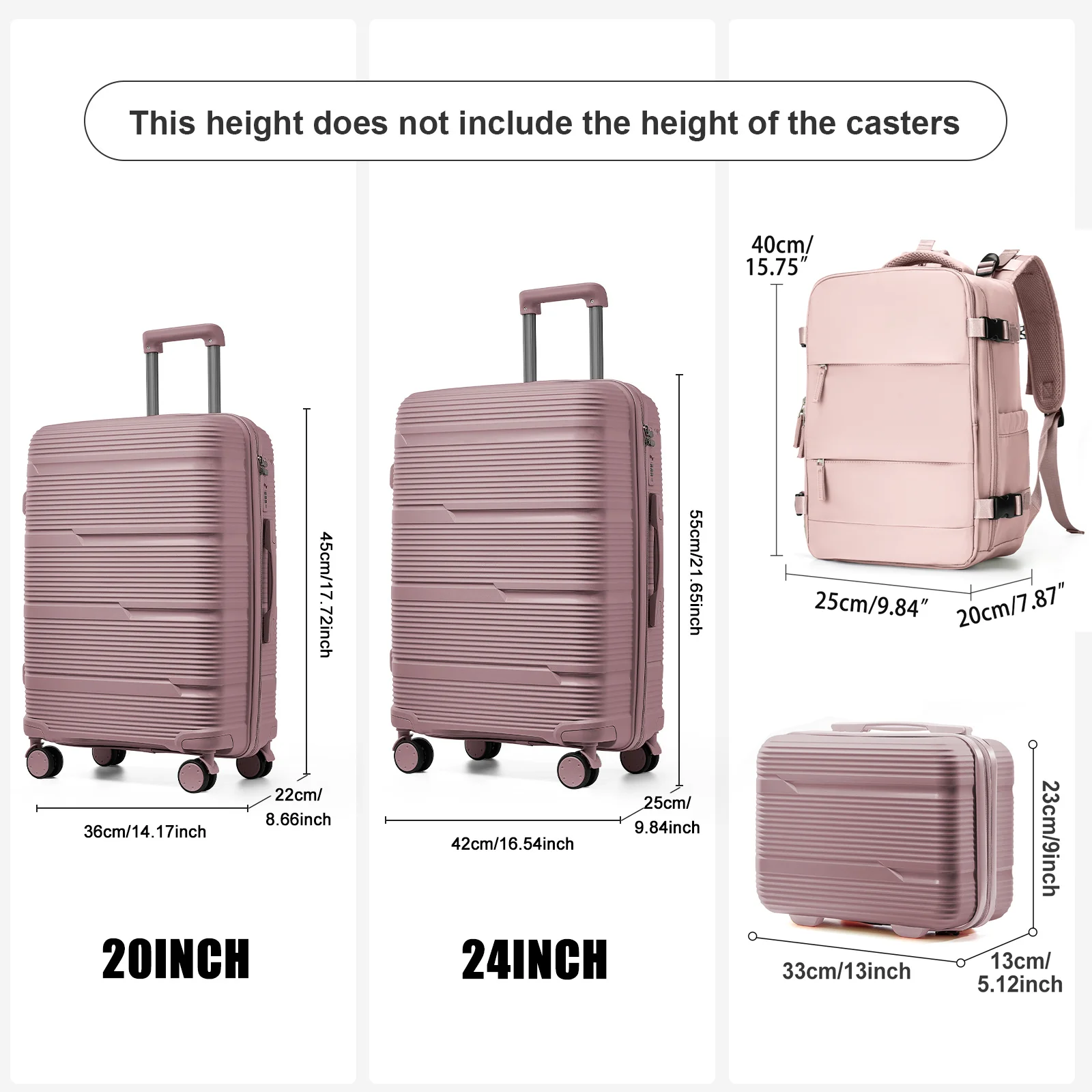 Travel Suitcase set 3 Piece Rolling Carry on Luggage Set Women Men Trolley Case Backpack Boarding Cabin Suitcase Wheels 20 24\'\'