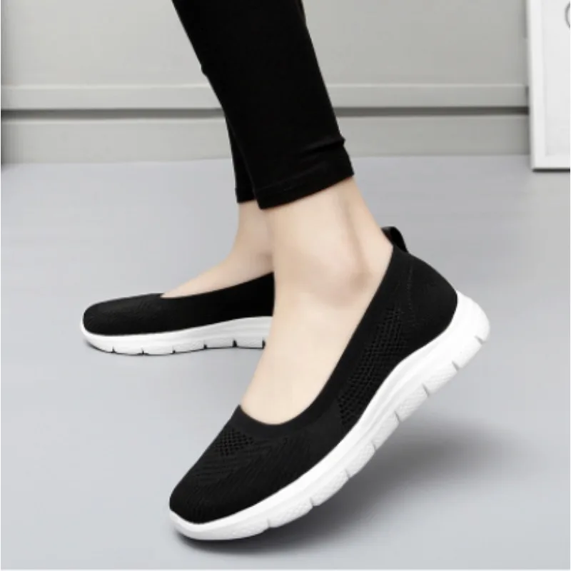 Women Sneakers Fashion Socks Shoes Casual White Sneakers Summer Knitted Vulcanized Sport Shoes Ladies Trainers Tenis Feminino