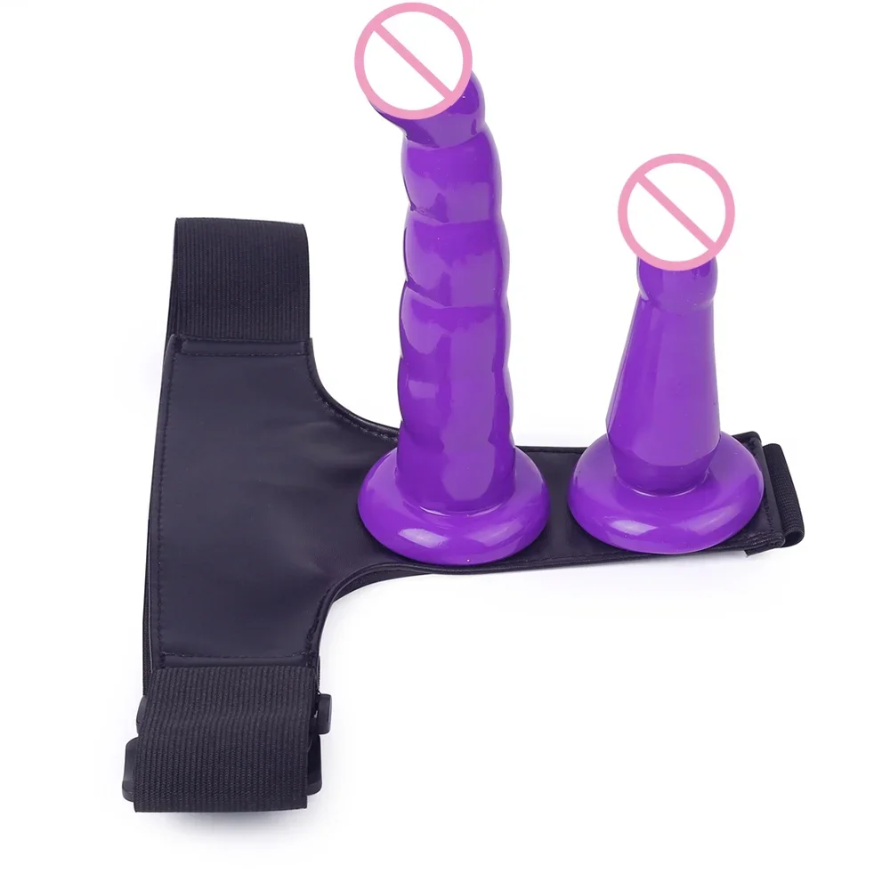 Double Penis Dildo Dual Ended Strapon Dildo Adult Sex Toys Vagina Stimulator Prostate Massager For Man Woman Couples Sextoy Shop - view 3