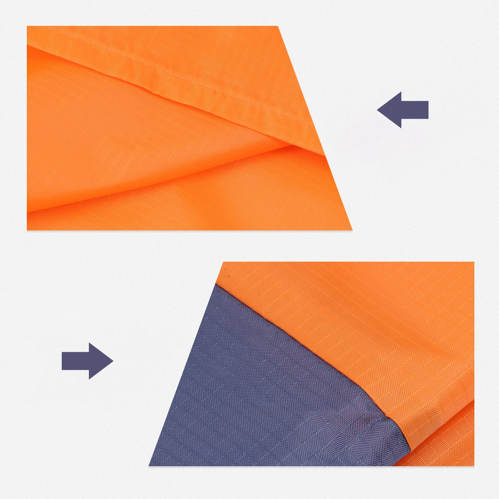 

Waterproof Beach Mat Multi Functional Picnic Orange Polyester Hiking Blanket Travel Blankets