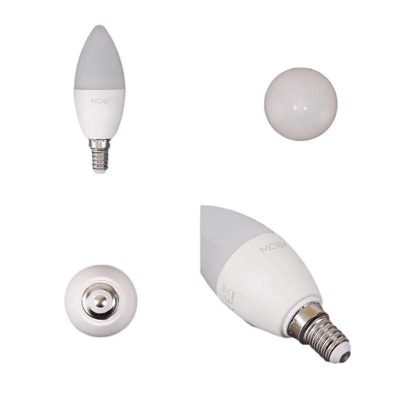 Matter Tuya Smart WiFi Bulb Dimmable Led Light 16 Million RGB Candle Light App Remote Control LED Bulb Light
