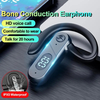 V28 Wireless Headphones Bluetooth 5.2 Earphones With Mic Single in-Ear Sports Waterproof TWS Earbuds Business Handsfree Headset