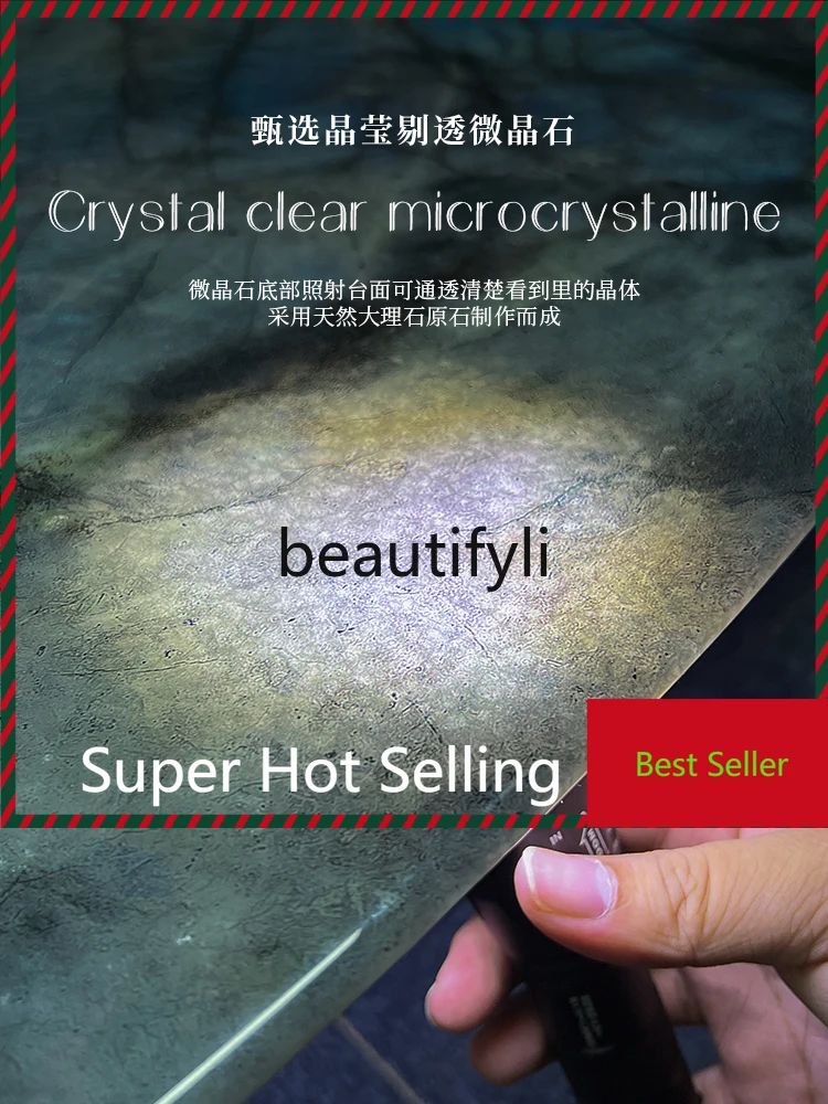 

Microcrystalline stone oval coffee table combination light luxury modern living room home high sense G1218