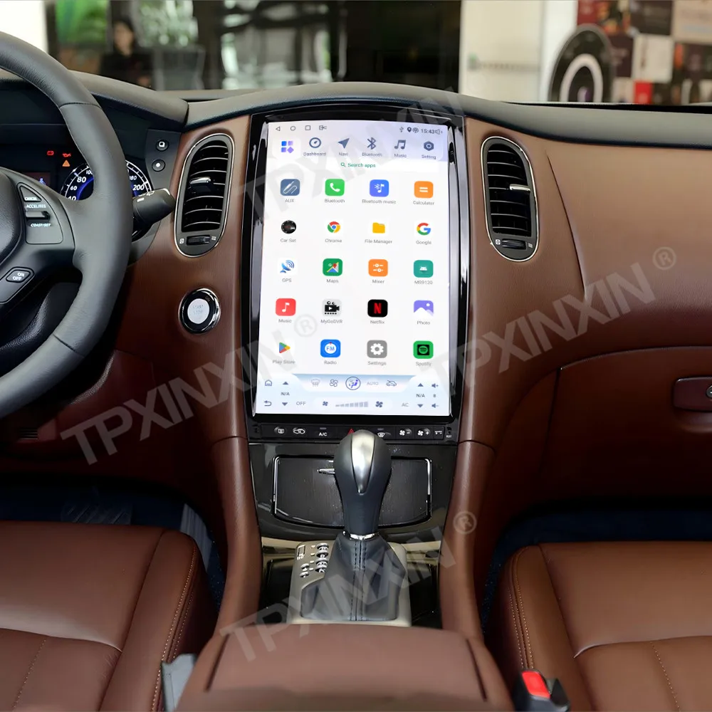 14.5 Inch Android 14 HD Screen For Infiniti QX50 EX25 EX35 E37 EX30D 2008-2016 Multimedia Player GPS Navigation Head Unit Auto