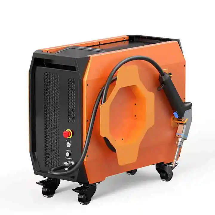 

High Quality 1500W Portable Fiber Laser Welding Machine Air-Cooled 39KG Handheld For Aluminum Copper New Condition Mitsubishi