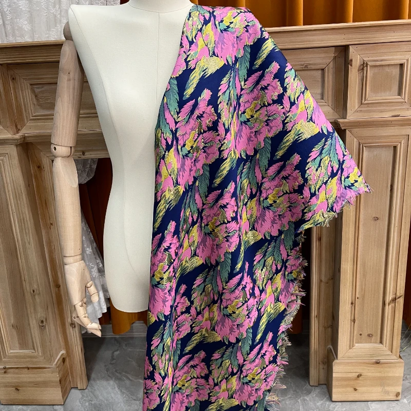 Brocade Jacquard Fabric Thickened for Skirt Clothing Coat Suit Designer Handmade Diy Sewing Material Cloth Wholesale