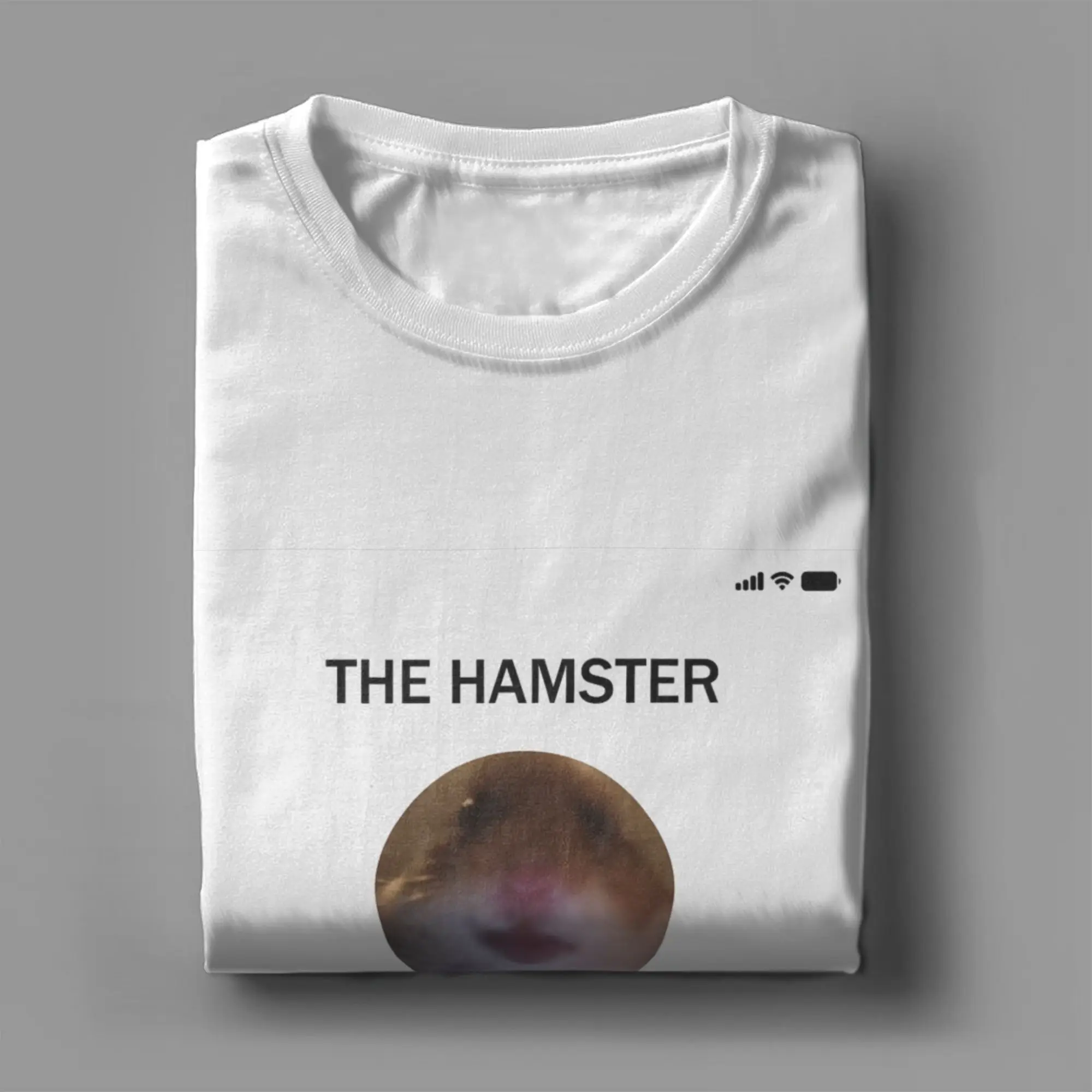 Dank Meme الهامستر الدعوة تي شيرت الرجال القطن الخالص خمر تي شيرت الياقة المستديرة تي شيرت ملابس قصيرة الأكمام المطبوعة